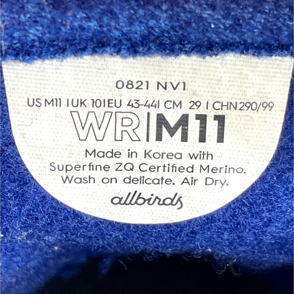 Allbirds Wool Runners Womens Size 7 Sams‎ Club Shoes Blue Comfort Walking